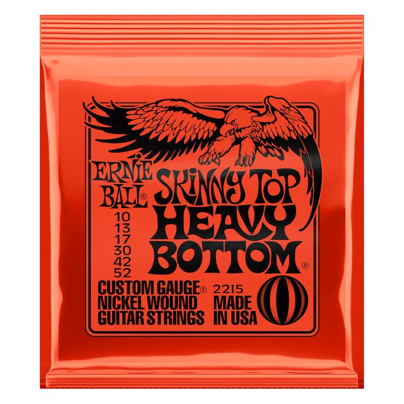Ernie Ball EB-2215 Slinky Nickelwound, Skinny Top Heavy Bottom 10-52