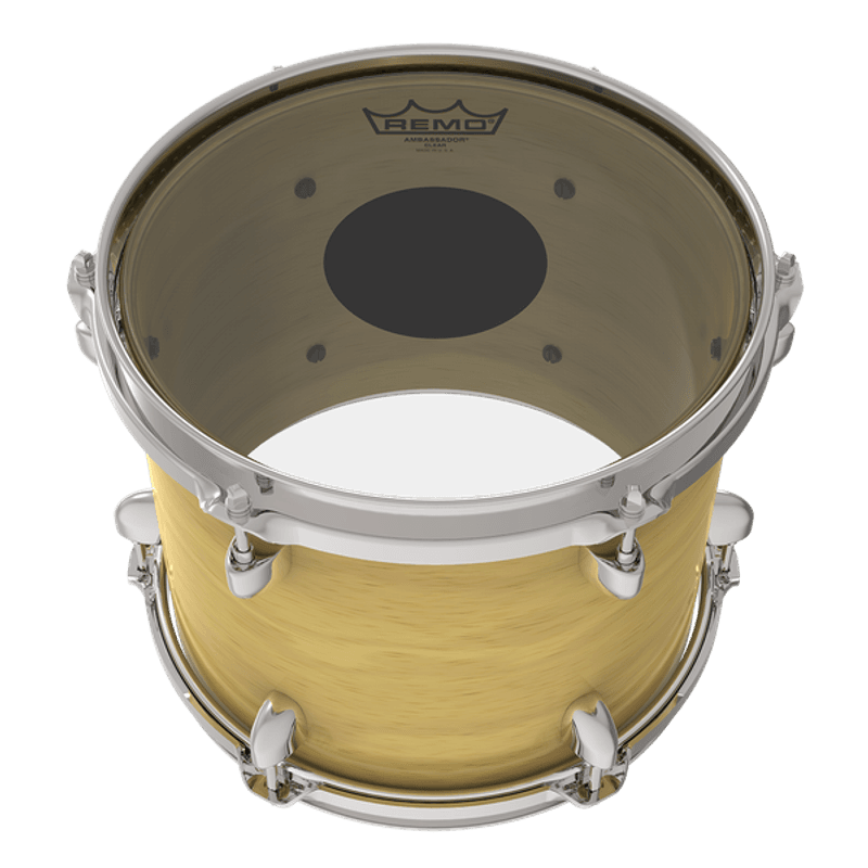 Remo CS-0308-10 Batter, Controlled Sound®, Clear, Black Dot 8