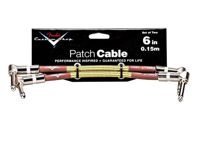Hovedbilde Fender Custom Shop 2pk 6´ Patch Kabel Tweed