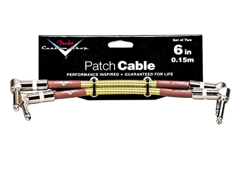 Fender Custom Shop 2pk 6´ Patch Kabel Tweed