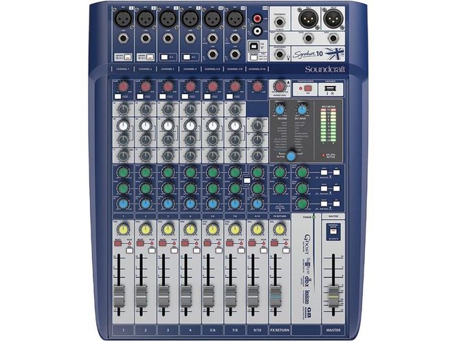 Hovedbilde Soundcraft SIGNATURE 10, Mikser m/ USB, Lexicon effekter, 10 kanaler