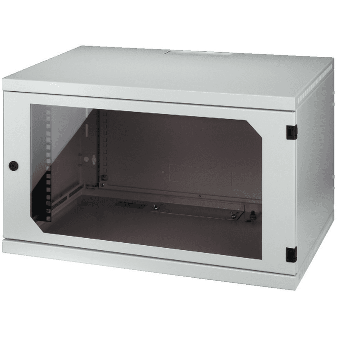 Hovedbilde Monacor Rack-6W 6U Vegghengt stålrack med glassdør