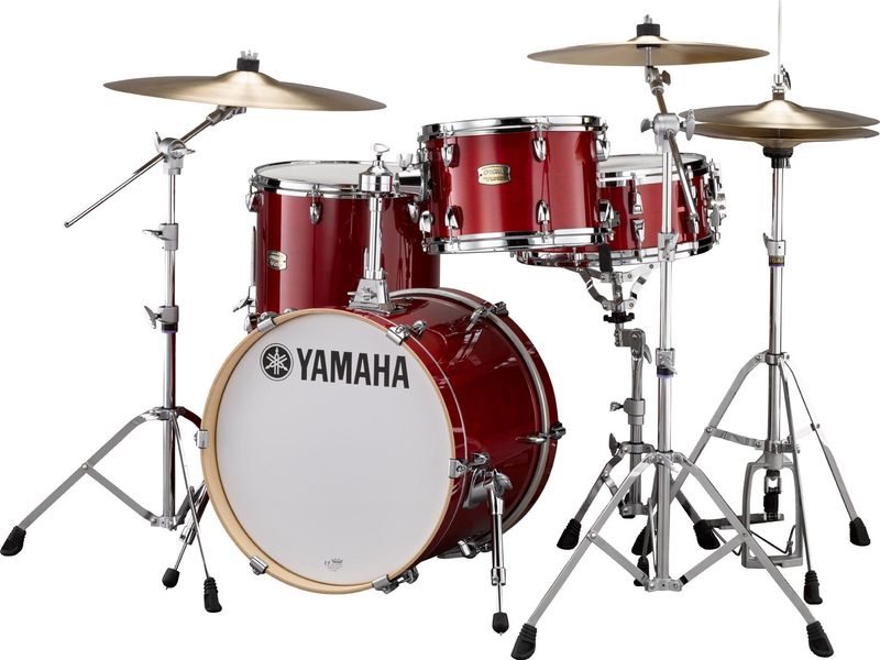 Yamaha Stage Custom Birch - Cranberry Red, Bop 18