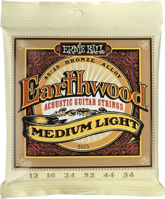Hovedbilde Ernie Ball EB-2003 Earthwood Bronze Medium Light 12-54.