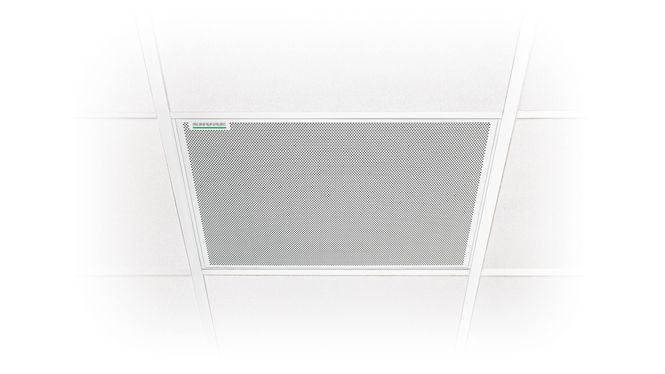 Hovedbilde Shure MXA910W, takmikrofon, hvit