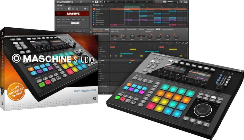 Native Maschine Studio, Black, Groove Produksjonssystem