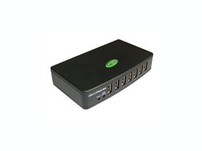 Hovedbilde ST Lab USB 2.0 hub, 7 porter med PSU