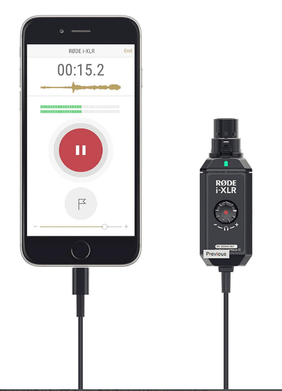 Røde i-XLR XLR - Lightning