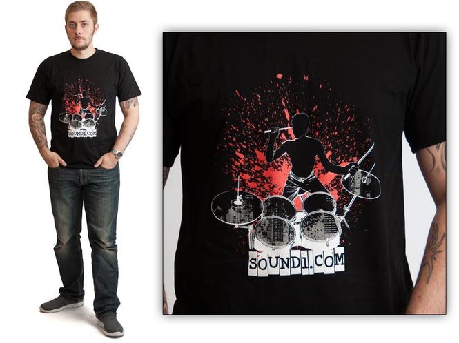 Hovedbilde Sound1 T-Shirt Drummer - M