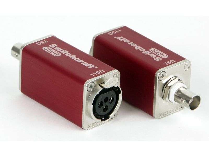 Switchcraft SC366R AES-EBU Impedans Adapter