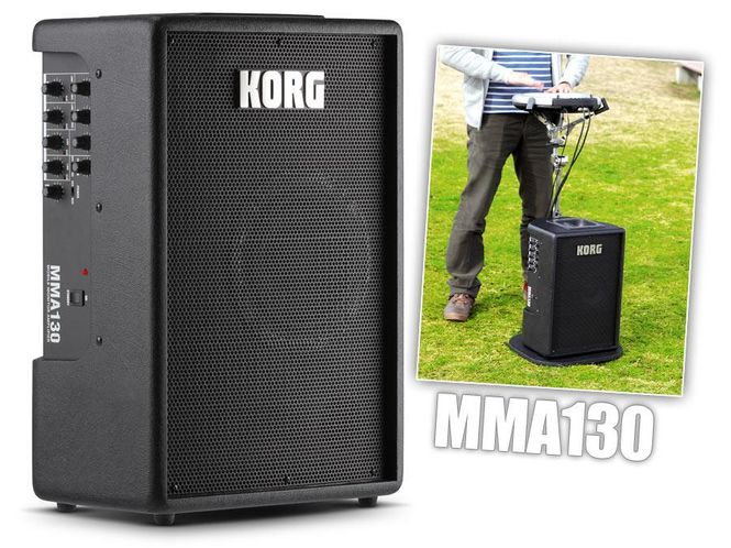 Hovedbilde Korg MMA130 Aktiv Monitor med Batteridrift