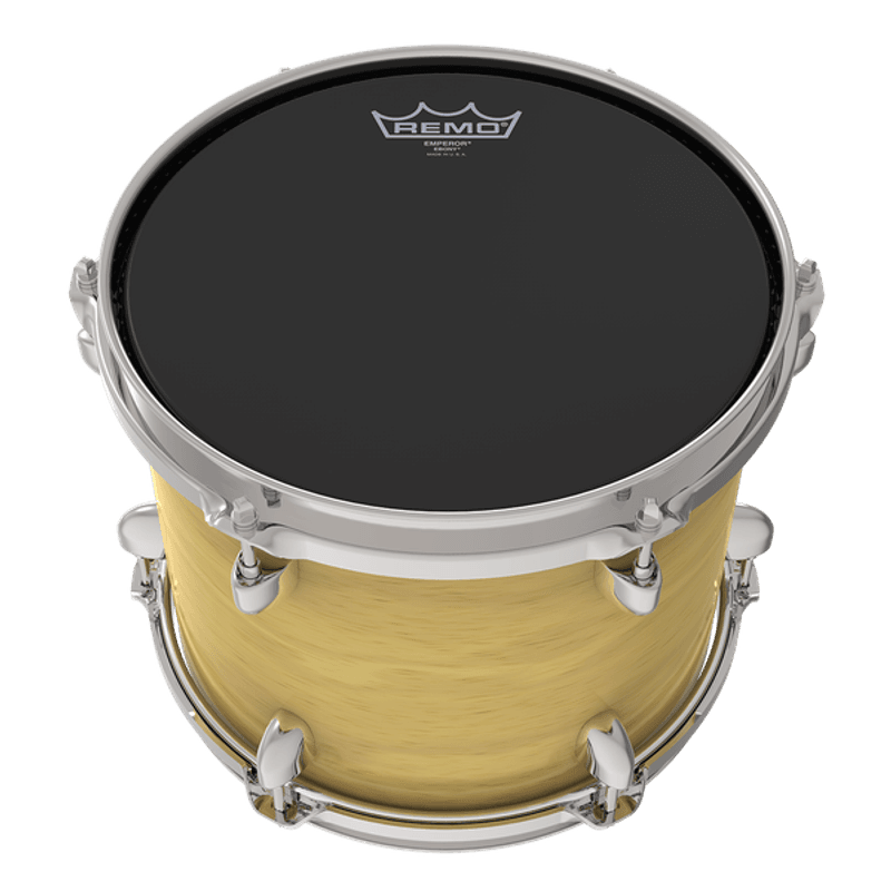 Remo ES-0016-00 Batter, Ambassador®, Ebony®, 16