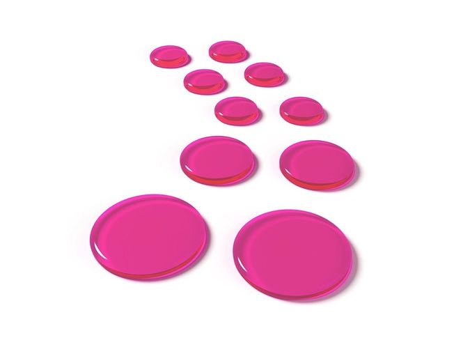 Hovedbilde SlapKlatz - 10 Gel Pads, Trommedemping, Pink