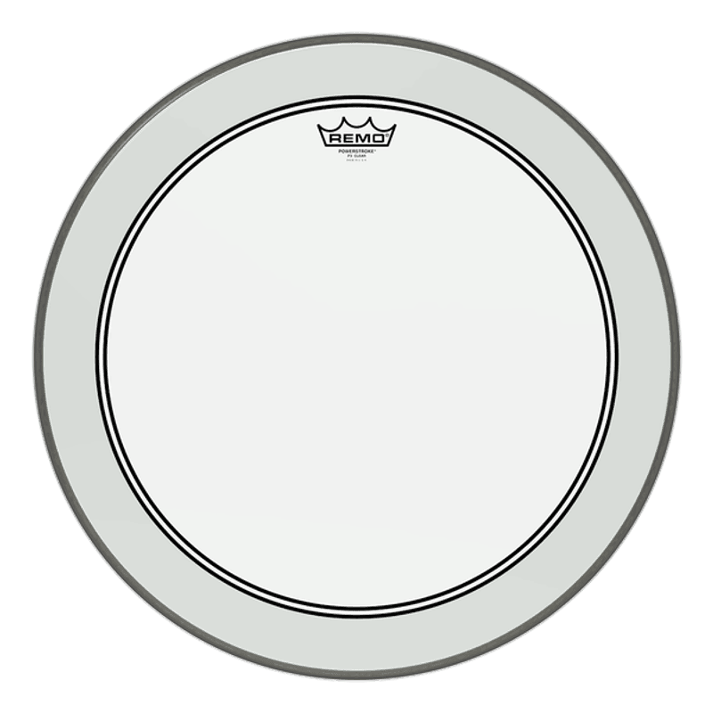 Remo P3-1318-C2 Bass, Powerstroke®, P3, Clear, 18