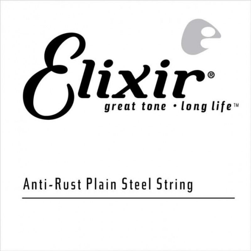 ELIXIR Anti-Rust Plain Steel Single .011