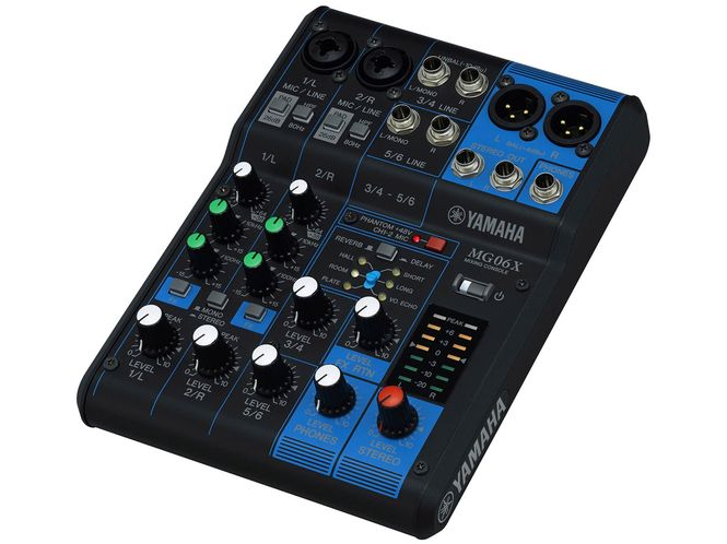 Hovedbilde Yamaha MG06X, mikser m/effekter, 6 kanaler