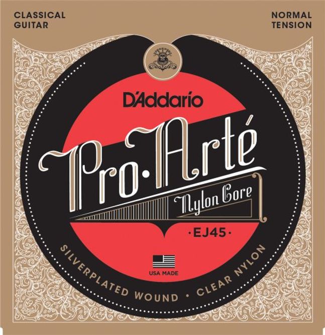 Hovedbilde D'Addario Pro Arté EJ45 Nylonstrenger Normal Tension