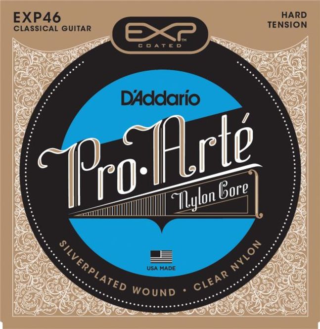 Hovedbilde D'Addario EXP46 Pro Arte Hard Coated, Nylonstrenger