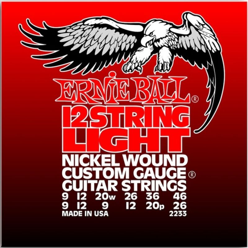 Ernie Ball EB-2233 Slinky Nickelwound, 12-string Light 9-46.