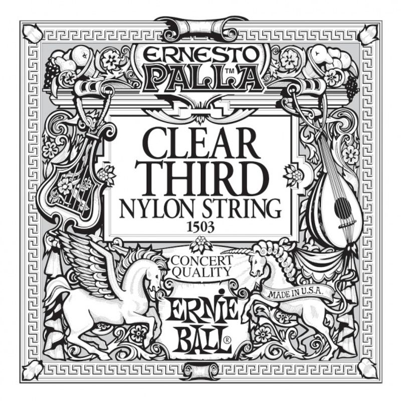 Ernie Ball EB-1503, løs streng, hvit nylon .G3