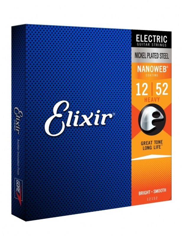 Elixir 12152 Electric Guitar Nanoweb 012-052