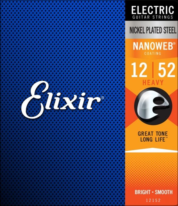 Elixir 12152 Electric Guitar Nanoweb 012-052