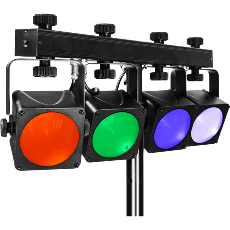 PROLIGHTS LUMI4COB Komplett Lyspakke, 4 x 17W LED