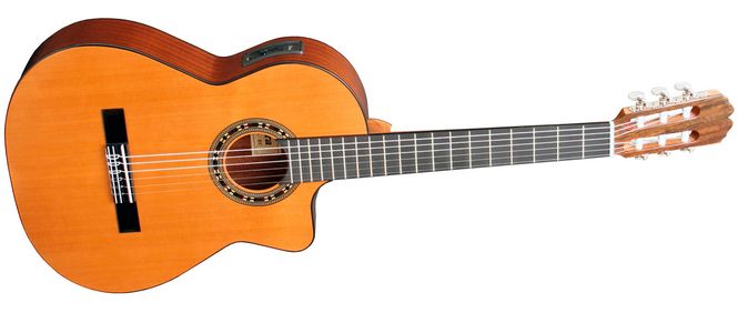 Hovedbilde Admira Malaga EC F Klassisk gitar med elektronikk