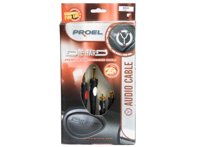 Hovedbilde Proel Die Hard DH630, RCA til 2x mono jack, 0,3 meter