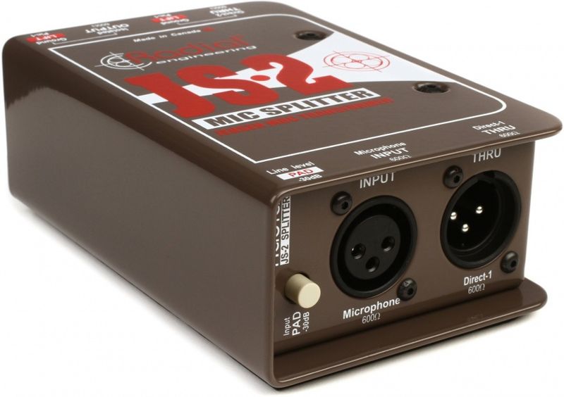 Radial JS2 - Passive microphone splitter