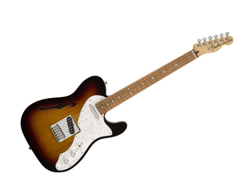 Fender Deluxe Telecaster Thinline, Pau Ferro Fingerboard, 3-Color Sunburst