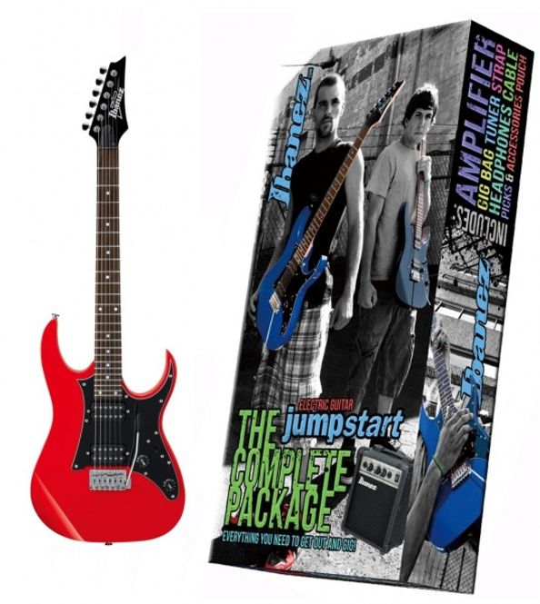 Hovedbilde Ibanez IJRG200-BK Jumpack, Gitarpakke, Rød