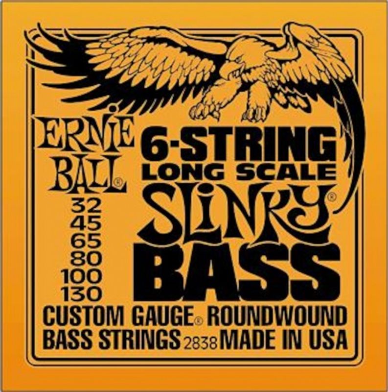 Ernie Ball EB-2838 Slinky Bass 6-string Long Scale 32-130.