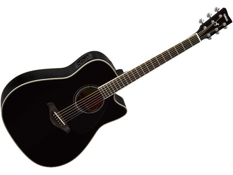 Yamaha FGX820CBL Stålstrengsgitar med Preamp, Black