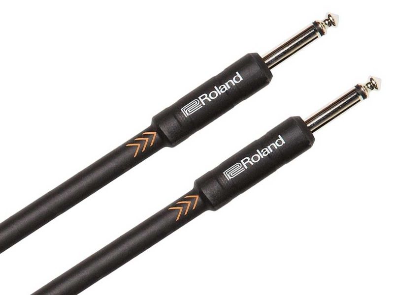 Roland Black Instrumentkabel RIC-B10 Straight/Straight 3 meter